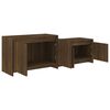 vidaXL Meuble TV Ch&ecirc;ne marron 146,5x35x50 cm Bois d'ing&eacute;nierie