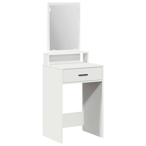 vidaXL Table de Toilette Blanc 50 x 41 x 140 cm Bois d'ingénierie