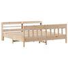 vidaXL Cadre de lit sans matelas 180x200 cm bois massif de pin