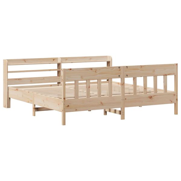 vidaXL Cadre de lit sans matelas 180x200 cm bois massif de pin