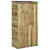 vidaXL Abri &agrave; outils pour jardin Pin 85x48x177 cm