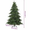 vidaXL Sapin de No&euml;l Artificiel &agrave; Branches Articul&eacute;es Vert 210 cm