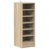vidaXL Armoire &agrave; chaussures Ch&ecirc;ne Sonoma 31,5x35x90 cm Bois ing&eacute;nierie