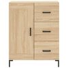 vidaXL Buffet haut Ch&ecirc;ne sonoma 69,5x34x180 cm Bois d'ing&eacute;nierie