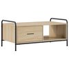 vidaXL Table basse Ch&ecirc;ne Sonoma 90 x 49 x 41 cm Bois d'ing&eacute;nierie