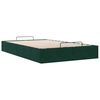 vidaXL Cadre de lit ottoman sans matelas vert fonc&eacute; 120x200 cm velours