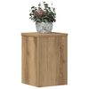 vidaXL Supports pour plantes 2 pcs ch&ecirc;ne artisanal bois d'ing&eacute;nierie