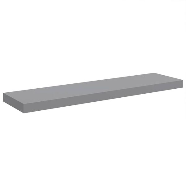 vidaXL &Eacute;tag&egrave;re murale flottante gris 90x23,5x3,8 cm MDF