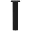 vidaXL Pieds de table basse 4 pi&egrave;ces Noir 42 cm Acier