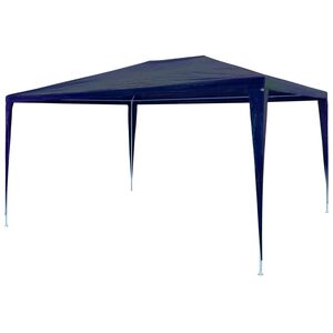 vidaXL Tente de r&eacute;ception 3x4 m PE Bleu
