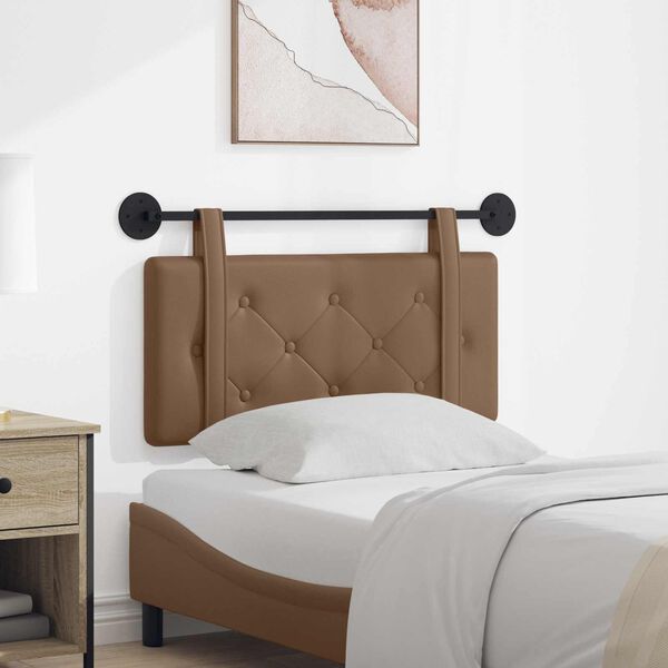 vidaXL T&ecirc;te de lit suspendue Cappuccino 80 cm Simili cuir