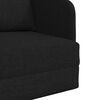 vidaXL Canap&eacute;-Lit 60cm Noir tissu