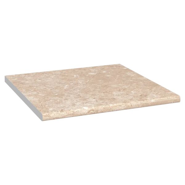 vidaXL Comptoir de cuisine Beige avec texture 60x60x2,8 cm Agglom&eacute;r&eacute;