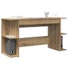 vidaXL Bureau Autre ch&ecirc;ne artisanal 140 x 50 x 75 cm Bois d'ing&eacute;nierie