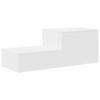 vidaXL Armoire de rangement 2 pcs Blanc 118 x 41 x 40 cm
