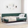 vidaXL Cadre de lit d'angle Vert fonc&eacute; 90 cm x 190 cm Velours