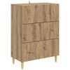vidaXL Armoire &agrave; tiroirs 66 x 34,5 x 90 cm Bois d'ing&eacute;nierie