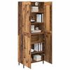 vidaXL Haut Armoire 2 pcs Bois ancien Bois d'ing&eacute;nierie