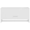 vidaXL Garde-robe blanc 70x32,5x35 cm bois d'ingénierie