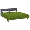 vidaXL Duvet d'hiver Vert 200 x 200 cm Microfibre