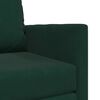 vidaXL Canap&eacute;-Lit 60cm Vert fonc&eacute; Velours