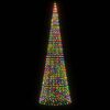 vidaXL Sapin de No&euml;l &agrave; LED 1534 LED color&eacute; 500 cm