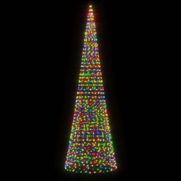 vidaXL Sapin de No&euml;l &agrave; LED 1534 LED color&eacute; 500 cm