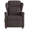 vidaXL Fauteuil inclinable Marron fonc&eacute; Tissu