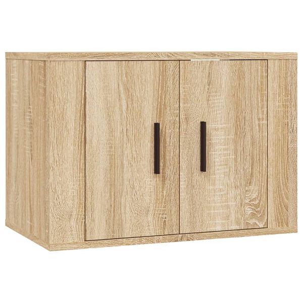 vidaXL Ensemble de meubles TV 4 pcs Ch&ecirc;ne sonoma Bois d'ing&eacute;nierie