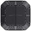 vidaXL Composteur de jardin Noir 93,3x93,3x113 cm 740 L