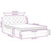 vidaXL Lit avec matelas vert fonc&eacute; 140x190 cm velours