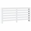 vidaXL Cache-radiateur blanc 175x20x82 cm bois d'ing&eacute;nierie