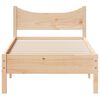 vidaXL Cadre de lit sans matelas 90x190 cm bois de pin massif