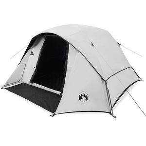 vidaXL Tente familiale cabine 6 personnes tissu occultant imperméable