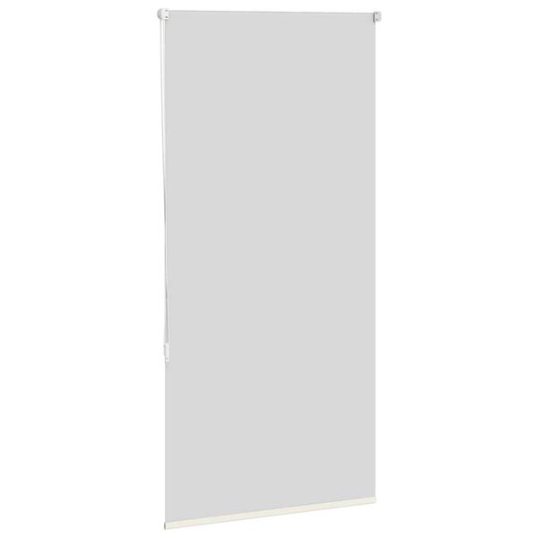 vidaXL Store enrouleur occultant blanc cass&eacute; 70x130cm largeur du tissu