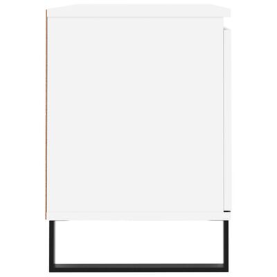 vidaXL Meuble TV blanc 104x35x50 cm bois d'ingénierie