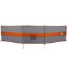 vidaXL Brise-vent de camping gris et orange 490x123 cm imperméable
