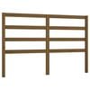 vidaXL T&ecirc;te de lit Marron miel 146x4x100 cm Bois massif de pin