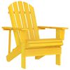 vidaXL Chaise de jardin Adirondack bois de sapin massif jaune