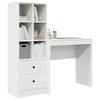 vidaXL Bureau avec tiroir 2 pcs Blanc