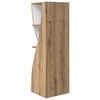 vidaXL Meuble d'angle Ch&ecirc;ne artisanal 32x32x102cm Bois d'ing&eacute;nierie