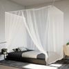 vidaXL Moustiquaire suspendue 156 maille blanc 220x200x210 cm