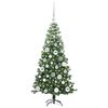 vidaXL Sapin de No&euml;l avec 150 LED avec support Vert 120 cm PVC