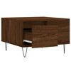 vidaXL Table basse chêne marron 55x55x36,5 cm bois d'ingénierie