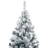 vidaXL Arbre de Noël artificiel pré-éclairé avec ensemble de boules
