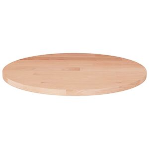 vidaXL Dessus de table rond &Oslash;30x1,5 cm Bois de ch&ecirc;ne massif non trait&eacute;