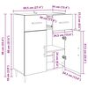 vidaXL Buffet Bois Ancien 69,5 x 34 x 90 cm Bois d'ing&eacute;nierie