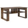 vidaXL Table basse Ch&ecirc;ne fum&eacute; 96 x 54 x 44 cm Bois d'ing&eacute;nierie