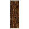vidaXL Armoire de rangement chêne fumé 70x42,5x225cm bois d'ingénierie