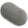 vidaXL Housse de coussin 6 pc HEERLEN Gris fonc&eacute; &Oslash; 40 cm